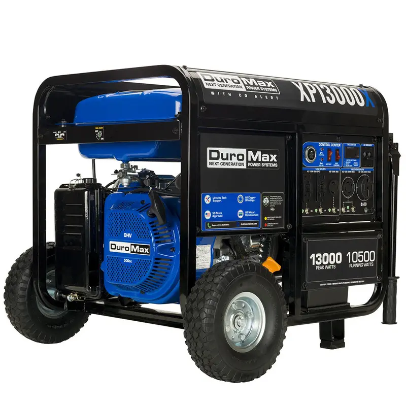 13,000 Watt Gasoline Portable Generator W/ Co Alert 1