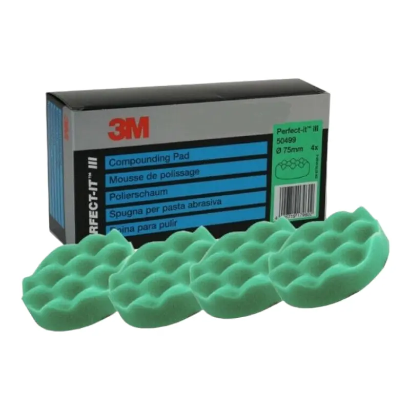 3M Perfect-It Iii Green Conv. Foam Compounding Pad 75Mm. 3
