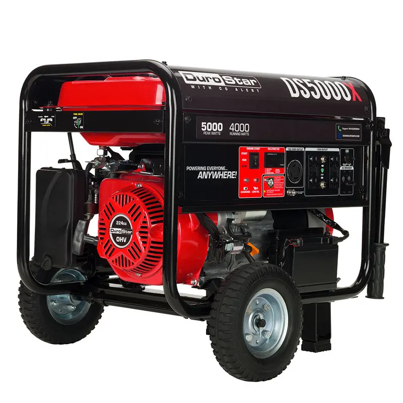 5,000 Watt Gasoline Portable Generator W/ Co Alert 1