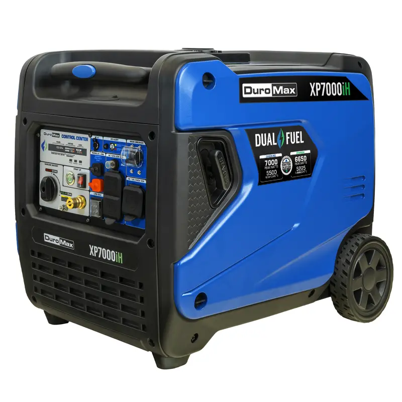 7,000 Watt Portable Dual Fuel Inverter Generator - Quiet, Low Thd 1