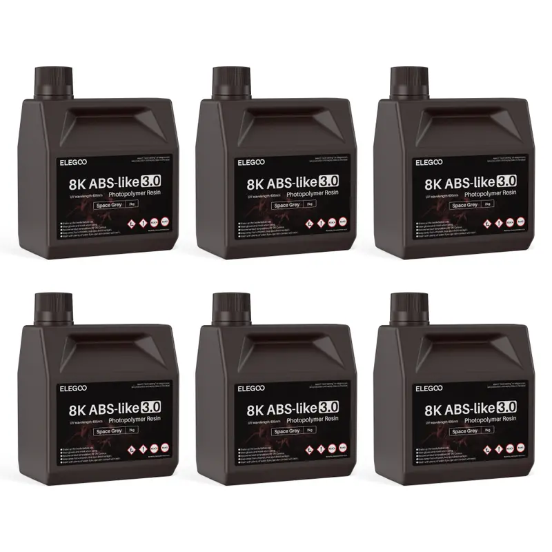 8K Abs-Like Resin V3.0 12 Kg(6* 2 Kg) 1