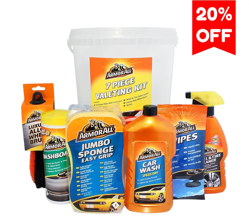 Armorall 7 Pcs Car Cleaning Kit (Bucket) 1