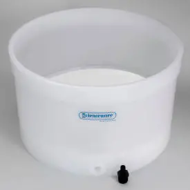 Bel-Art H14626-3518 Buchner Table-Top Funnel With Medium Porosity Removable Plate, 18" I.D., 11.5"H 1