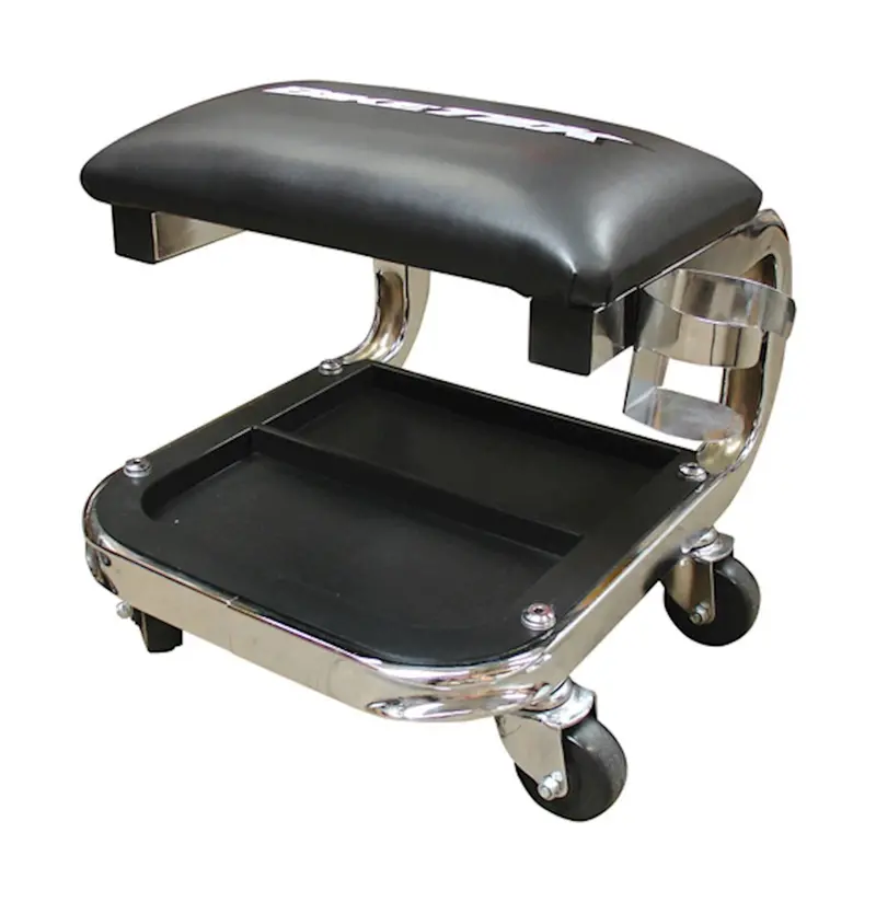 Biketek Jumbo Creeper Seat Chrome With Storage Tray 1