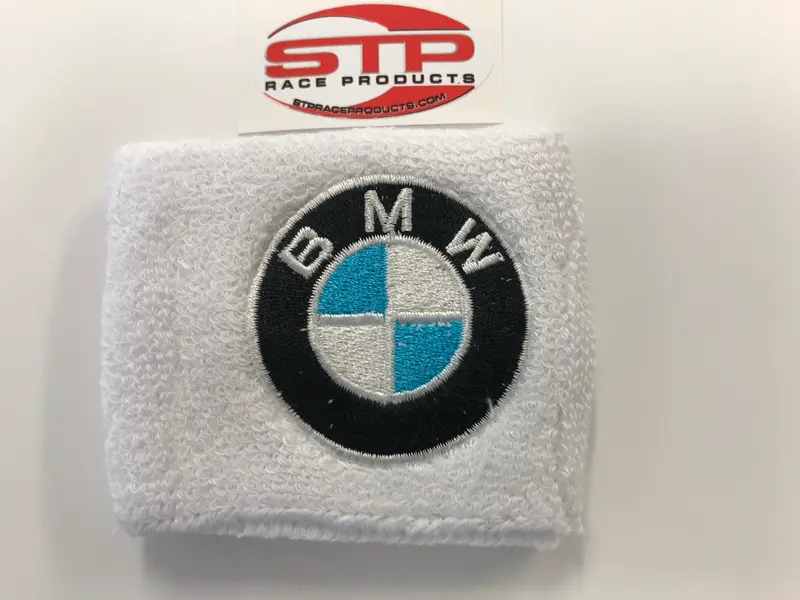Bmw White Front Brake Reservoir Shrouds Socks Cover Mbb 1
