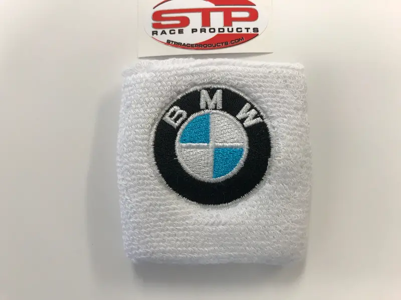 Bmw White Rear Brake Reservoir Shroud Sock Cover 1