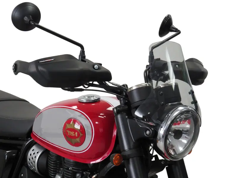 Bsa  Bantam 350 25-2026  Matt Black Handguard/Wind Deflectors 1