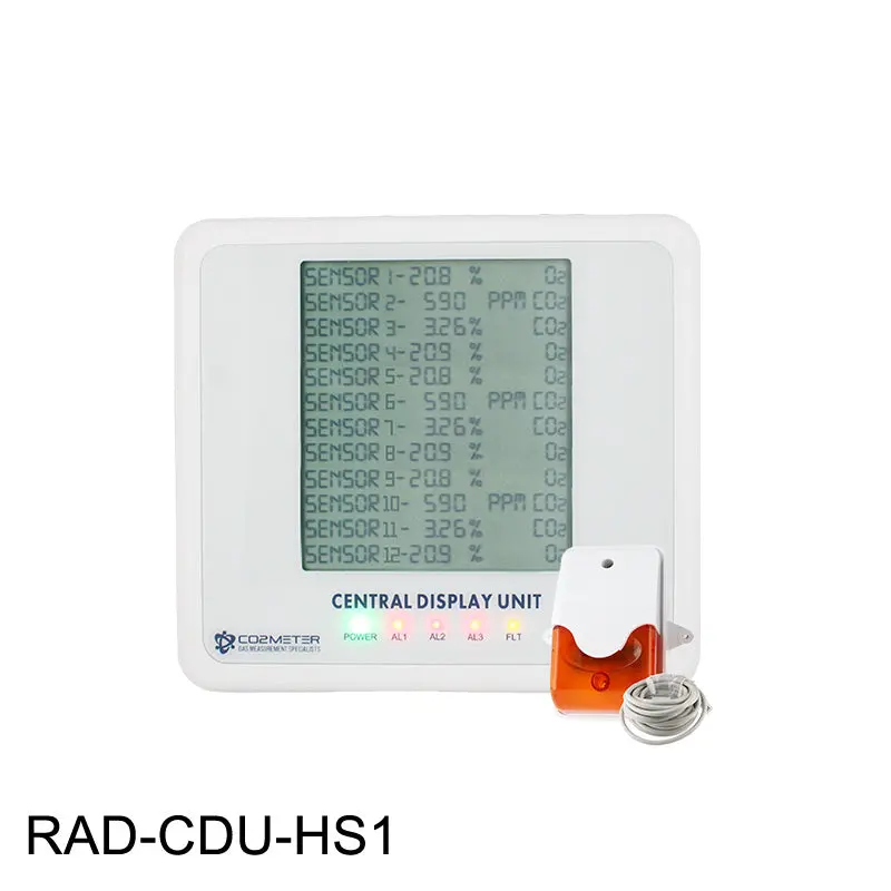 Central Display Unit And Horn Strobe For Gas Safety Alarms 1