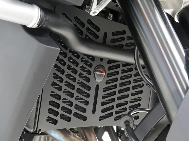 Cf Moto 800Mt Touring  2022-2025 Gloss Black Plastic Cooler Grill By Powerbronze 1