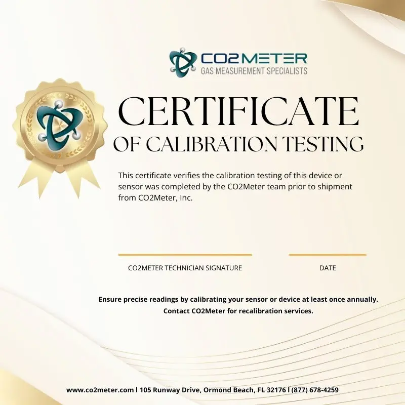 Cm-1000 Multi Gas Sampling Data Logger Calibration Service And Certificate 1