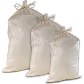 Comfitwear® Poly Sandbags, 17'' X 27", 65 Lb. Bag, White, 1000/Pack 1