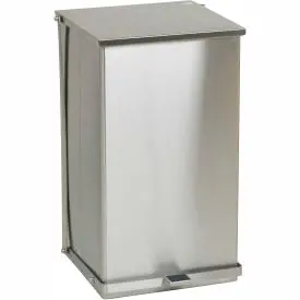Detecto® Stainless Steel Step-On Can, 100 Quart 1