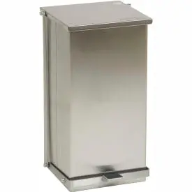 Detecto® Stainless Steel Step-On Can, 48 Quart 1