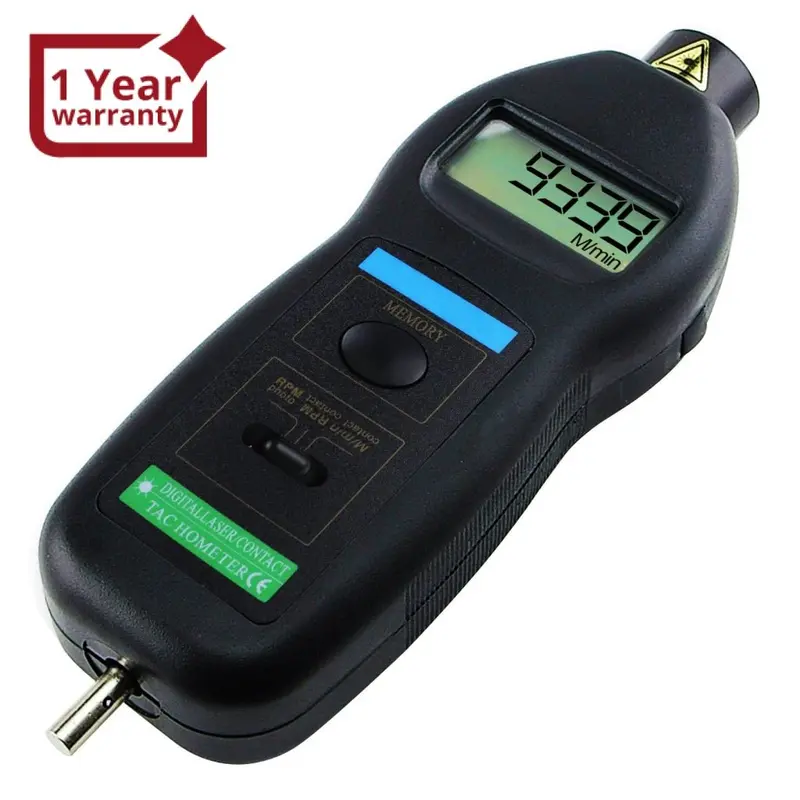 Dt-2236C 2In1 Digital Contact And Non-Contact Tachometer Laser / Photo M/Min Rpm Auto Ranging 1