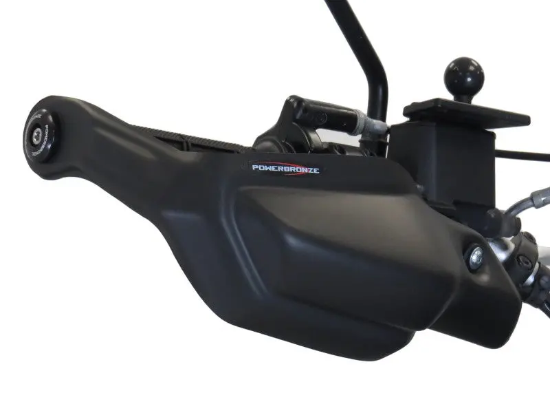 Ducati Scrambler 800 15-2022 Matt Black Handguard/Wind Deflectors Powerbronze 1