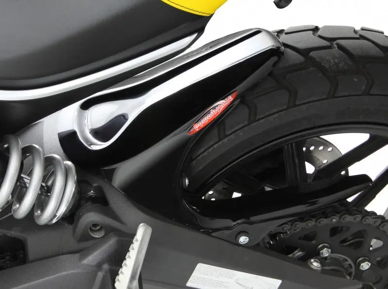 Ducati Scrambler 800 2015 - 2022 Gloss Black Rear Hugger Powerbronze Rrp £139 1
