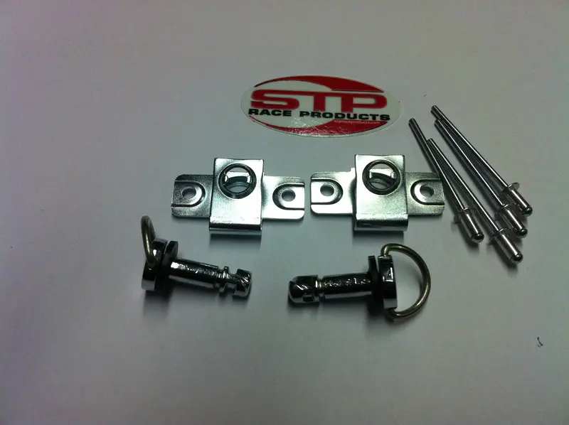 Dzus Style Fairing Fastener Quick Release D Ring 14Mm Road Race Or Trackday Pair 1