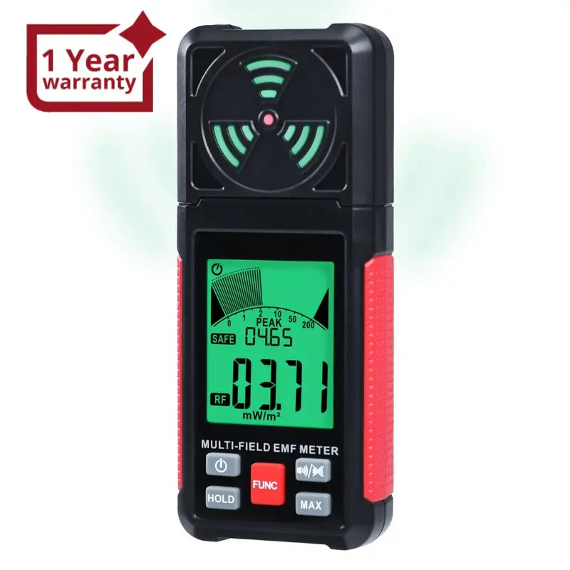 Emf-423 Professional Emf Meter Tester Electromagnetic Field Radiation Detector Ef, Radio Frequency (Rf), Magnetic Field (Mf) Detection For Home, Office, School, Hospitals, Etc. Emf Inspections 1