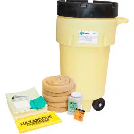 Enpac® 50 Gallon Wheeled Spillpack Spill Kit, Aggressive, Yellow, 1451-Ye 1