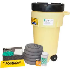 Enpac® 50 Gallon Wheeled Spillpack Spill Kit, Universal, Yellow, 1450-Ye 1