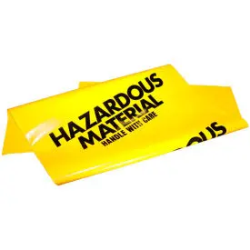 Enpac® Hazmat Material Yellow Disposal Bags, 250 Per Case 1
