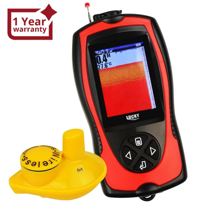 Ff-1108-1Cw Lucky Wireless Fish Finder 2~147Ft Colored Lcd Fishfinder Sensor Sonar Detector Fishing 1