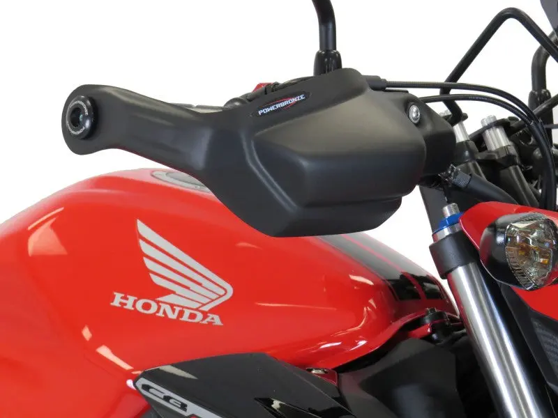Fits Honda Cb500 Hornet  2024 Matt Black Handguard/Wind Deflectors Powerbronze 1