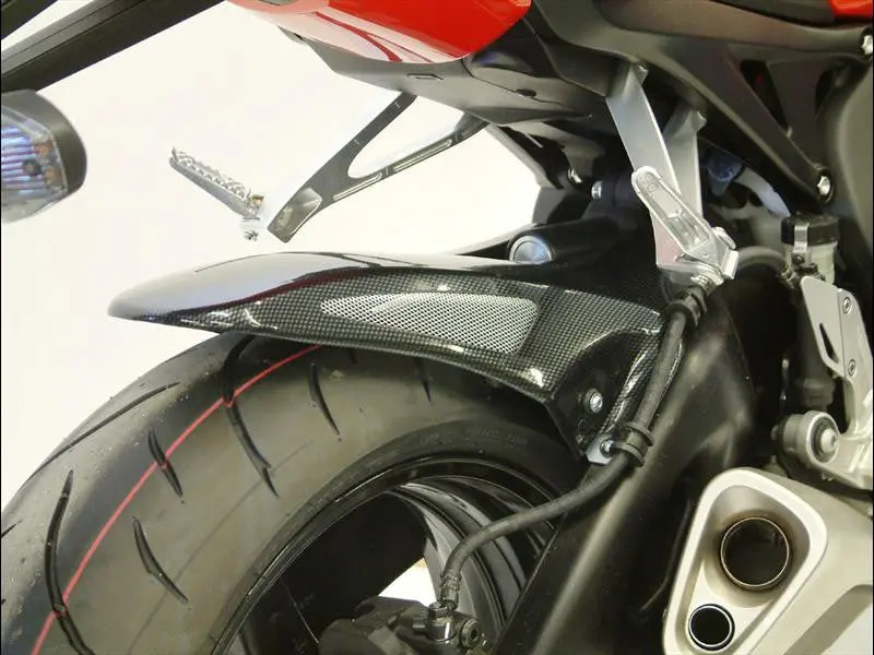 Fits Honda Cbr1000rr (Abs Model)  08-2016  Matt Black & Silver Mesh Rear Hugger Powerbronze 1