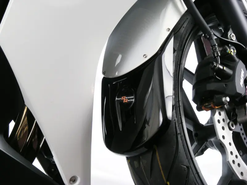 Fits Honda Cbr500x  13-2018   Gloss Black Mudguard/Fender Extender Powerbronze 1