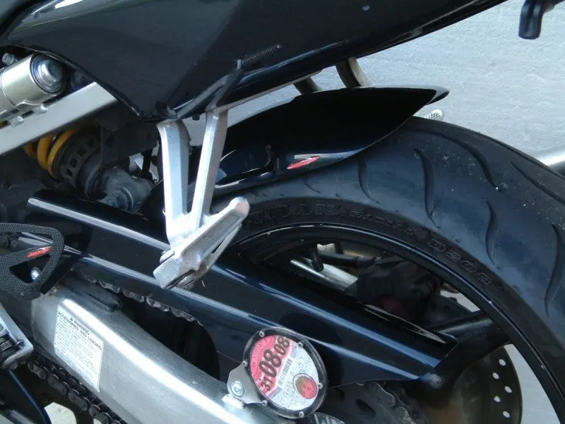 Fits Honda Cbr600f  01-2010 Carbon Look Rear Hugger By Powerbronze. 1