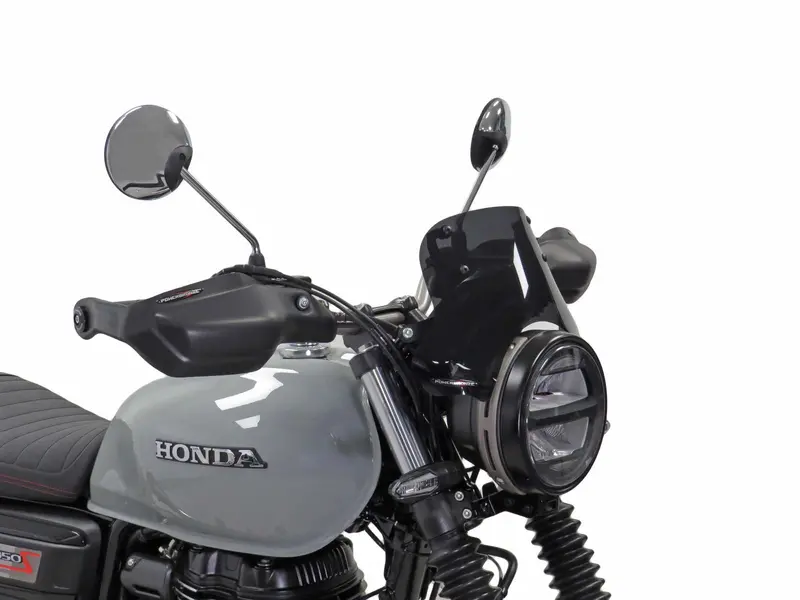 Fits Honda Gb350s   2025  Light Tint (150Mm High) Light Screen Powerbronze. 1