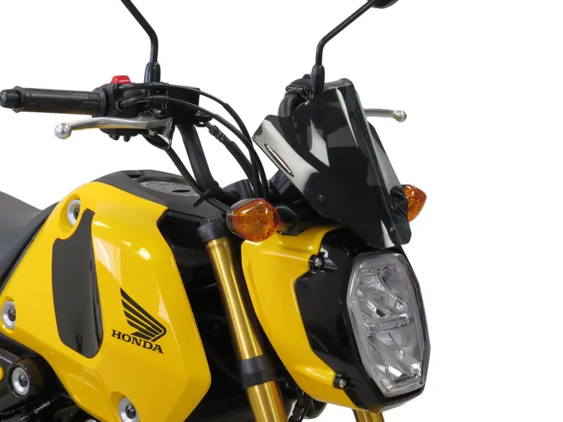 Fits Honda Msx 125 Grom 21-26  Dark Tint (225Mm High) Light Screen Powerbronze. 1