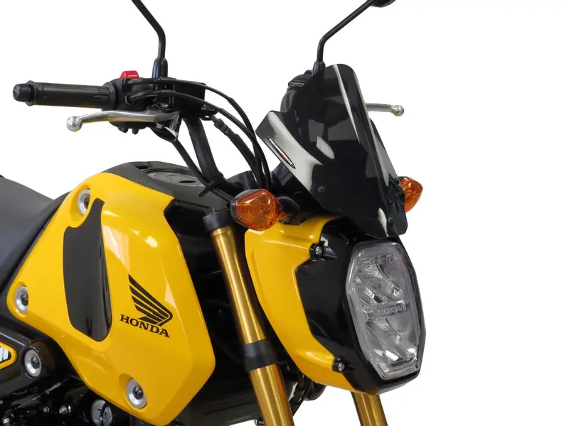 Fits Honda Msx 125 Grom 21-26  Dark Tint (250Mm High) Light Screen Powerbronze. 1
