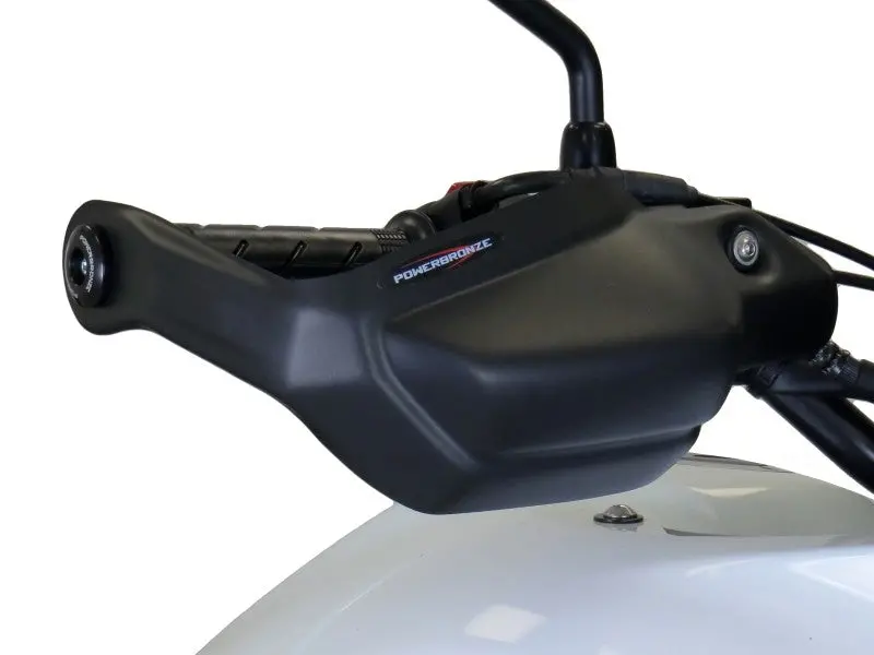 Fits Honda Nx500  2024  Matt Black Handguard/Wind Deflectors Powerbronze Rrp £117 1