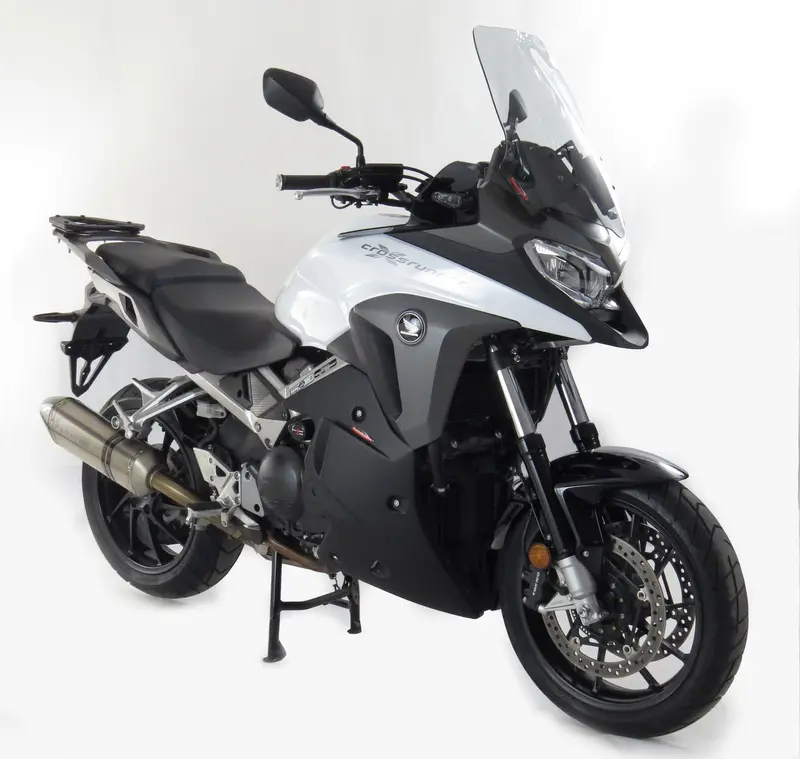 Fits Honda Vfr800x Crossrunner 15-20  Fairing Lowers Matt Black With Silver Mesh Rrp £331 1