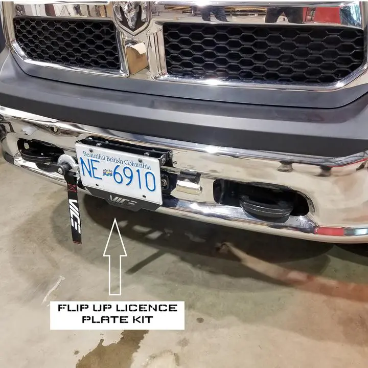 Flip Up License Plate Bracket Kit | 4Th Gen Ram 1500 1