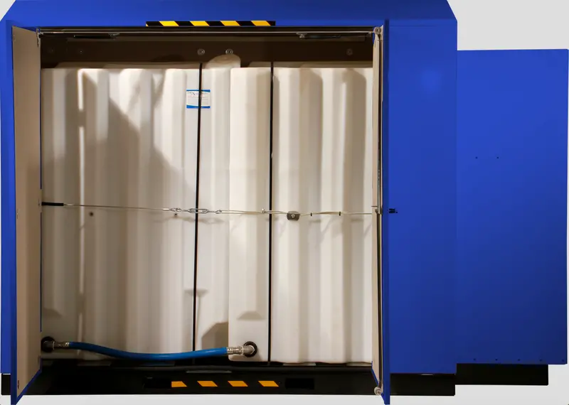 Fluidall 660 Gallon Cold Climate Def Shelter 1