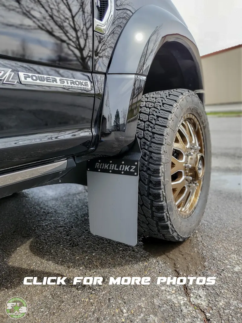 Ford F-450 Super Duty Drw (Dually) 2017+ Mud Flaps - Front Only 1