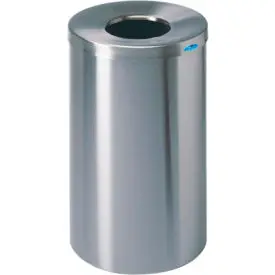 Frost Stainless Steel Round Open Top Trash Can, 32 Gallon 1