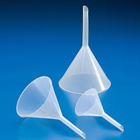 Funnel, Analytical, Polypropylene, 150Mm, 5/Pack Minimum Of 2 Cases 1
