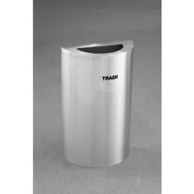 Glaro Recyclepro Trash Can, 14 Gallon, Satin Aluminum 1