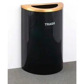 Glaro Recyclepro Trash Can, 14 Gallon, Satin Black 1