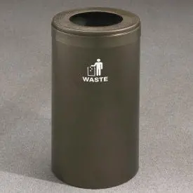 Glaro Recyclepro Value Trash Can, 15 Gallon, Satin Black 1