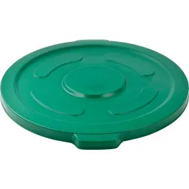 Global Industrial™ Plastic Trash Can Lid - 55 Gallon Green 1