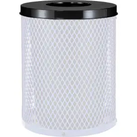 Global Industrial™ Steel Flat Lid For 24 Gallon Trash Can, Green 1