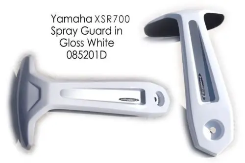 Gloss White Yamaha Mt-07 & Fz-07  2014-2016 Rear Wheel Spray Guard Pyramid 1
