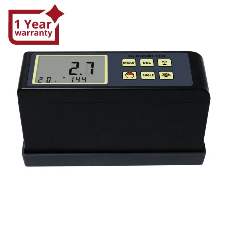 Gm-247 Gloss Surface Reflection 0.1-200 Gu Tester Meter 20° 45° 75° Rehargeable Reflectometer Triple Angles Degree Glossmeter For Ceramics Films Textiles Anodised Aluminium Paper Printed Material 1