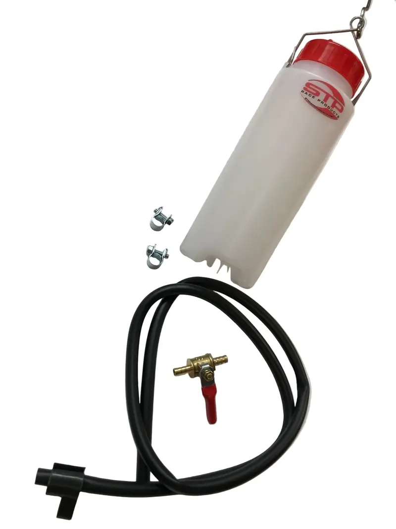 Graduated 500Ml Workshop Auxiliary Fuel Tank With 1 Mtr Fuel Pipe And Inline Petcock 1