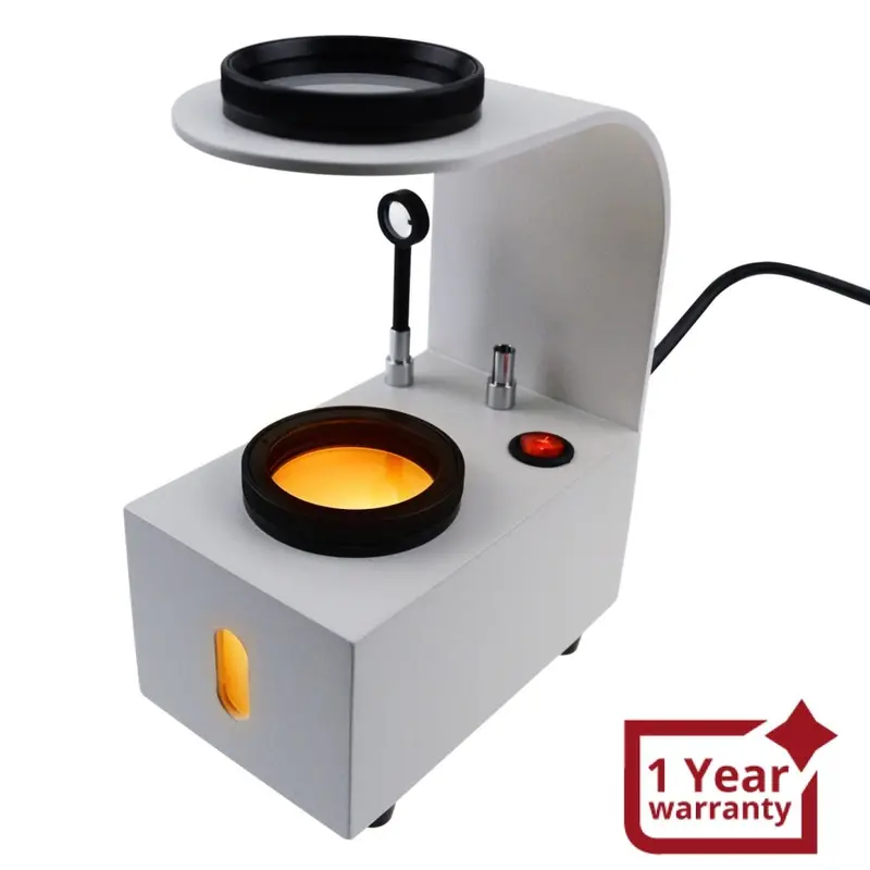 Gs-Ps1 Desktop Standing Polariscope Built-In Led Rotatable Platform 2 Glass Filter 1