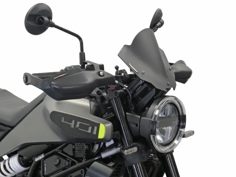Husqvarna Svartpilen 401 , 24-26  Matt Black Handguard/Wind Deflectors Powerbronze 1